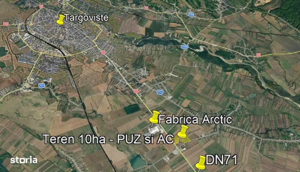 Teren industrial 10ha | Ulmi langa Arctic | PUZ-AC