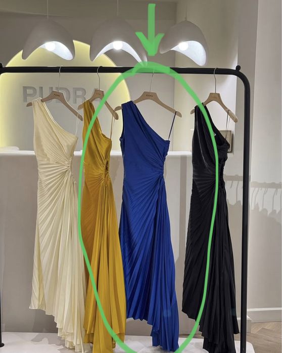 Ассиметричное платье PUDRA