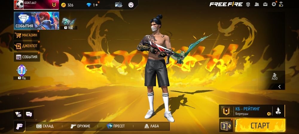 Аккаунт ФФ 3 года играл потом зобросил