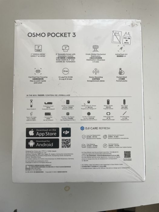 Vand camera osmo pocket 3