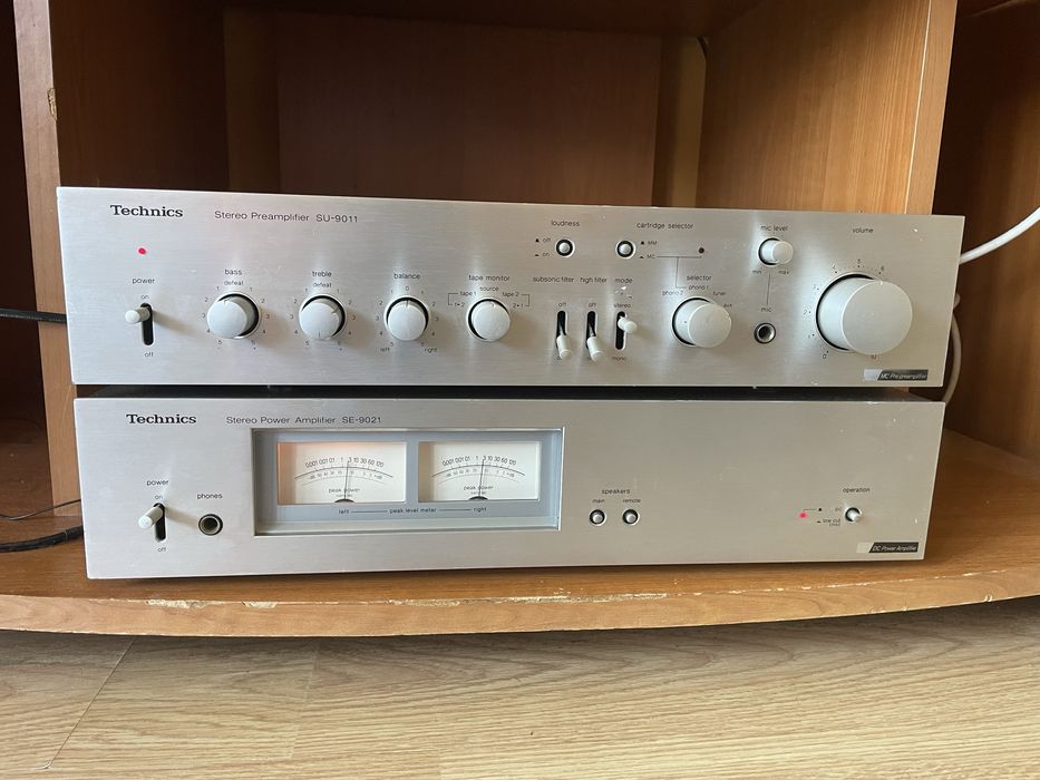 Technics amp + pre se-9021-su 9011