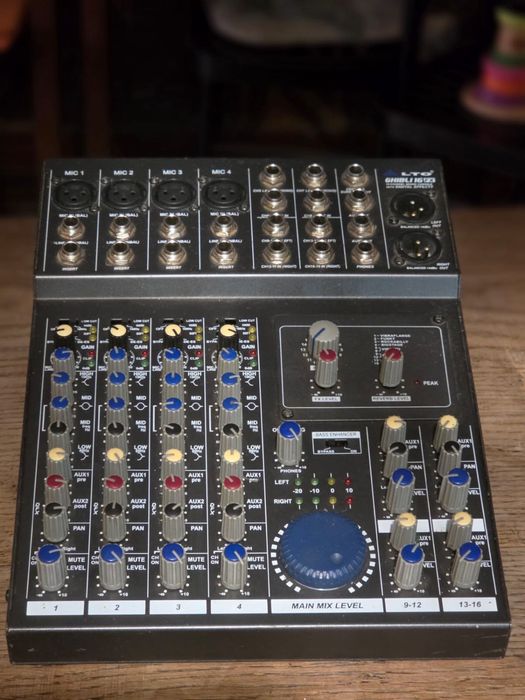 Mixer audio profesional LTO + Behringer Xenyx 802