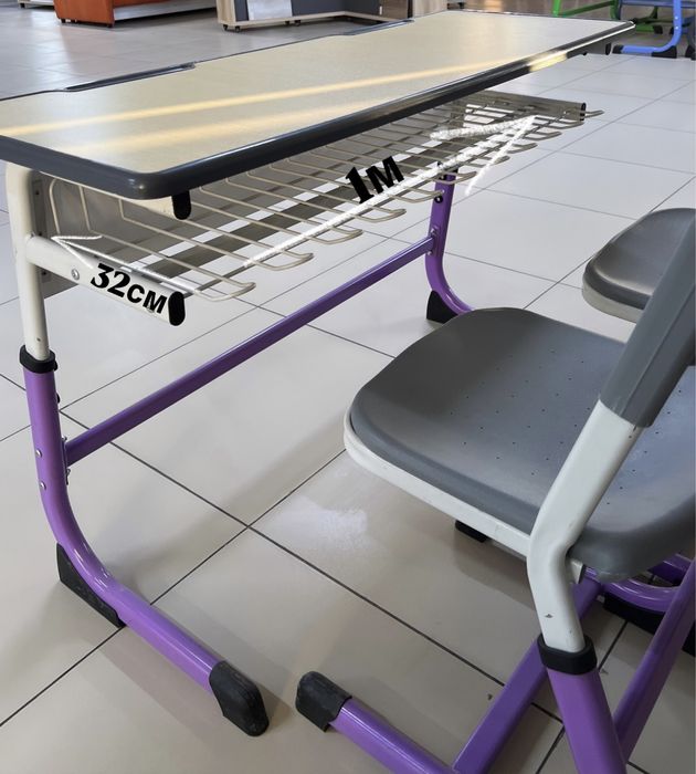 Школьная двухместная парта