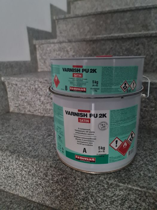 Lac poliuretanic Isomat bicomponent pentru impermeabilizarea