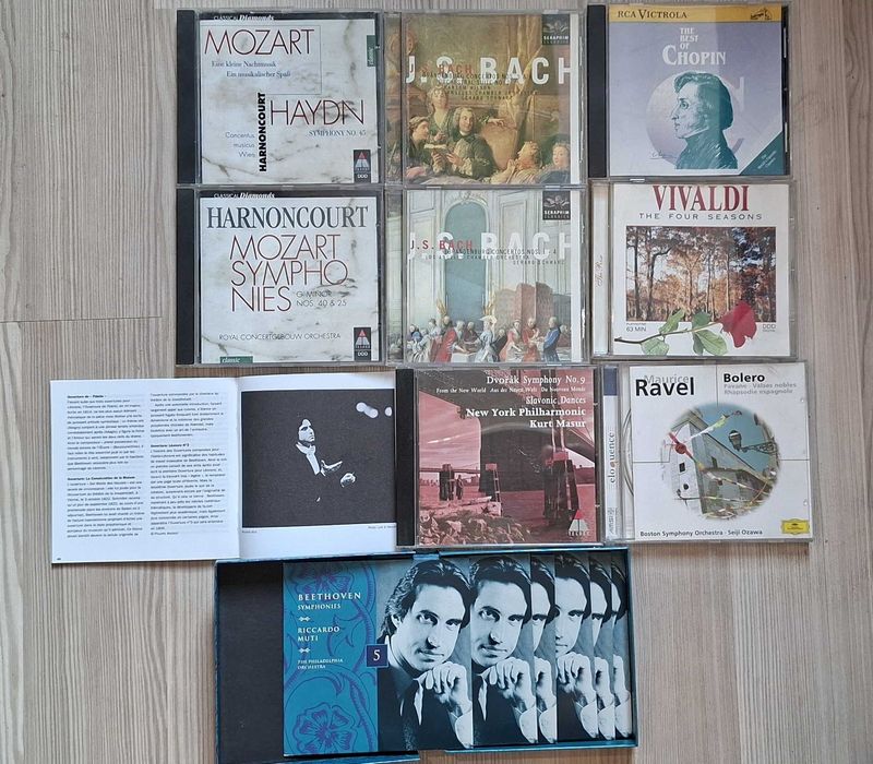 14 cd-uri originale cu muzica clasica