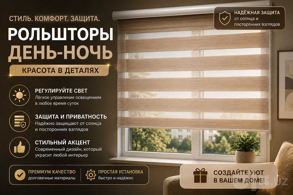 Жалюзи на заказ в Нукусе | Все виды | DOM KOMFORT