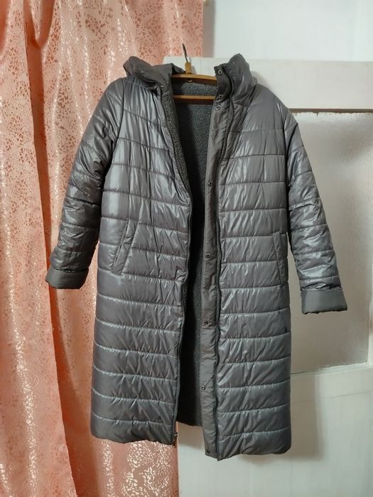 Зимнее двустороннее пальто