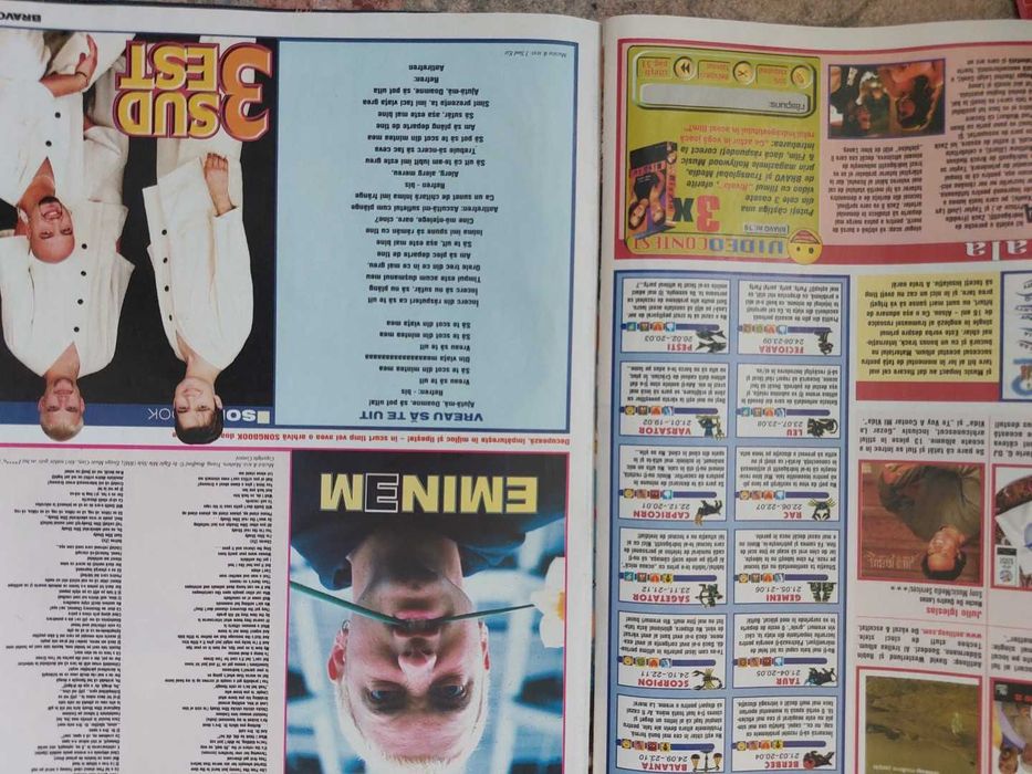 Revista Bravo cu Jojo pe coperta 2002