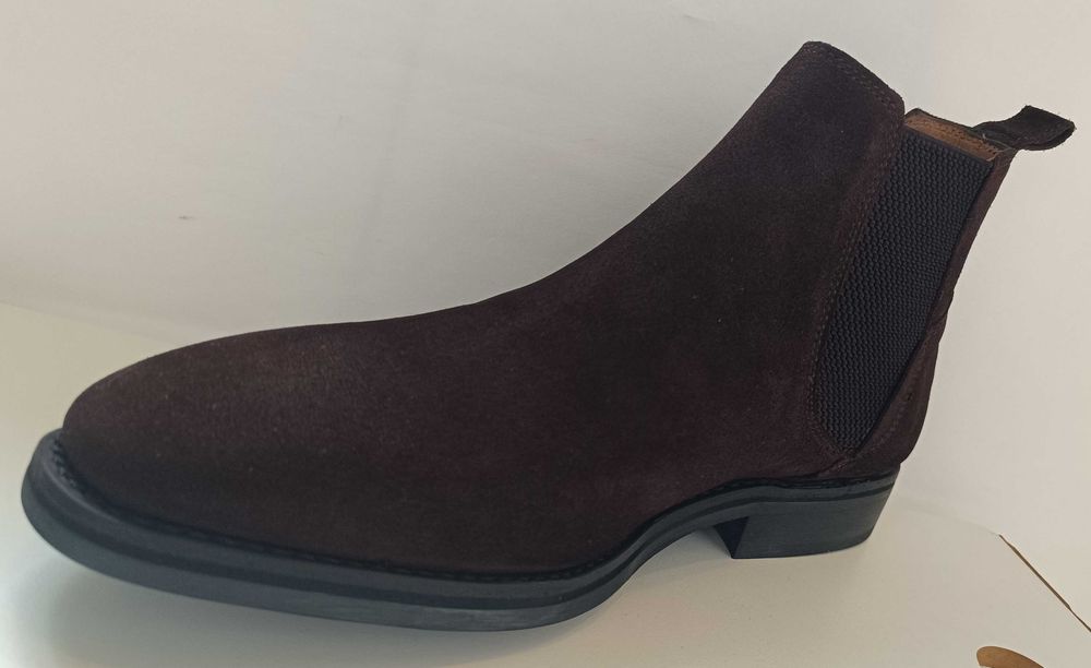 Ghete chelsea 44 45 lucrate manual Senator NOI piele naturala suede