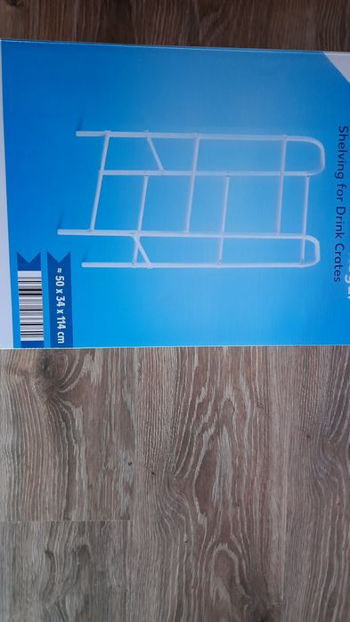 Нови- етажерка за каси/стоманен стелаж на 3 нива/етажерка за дома