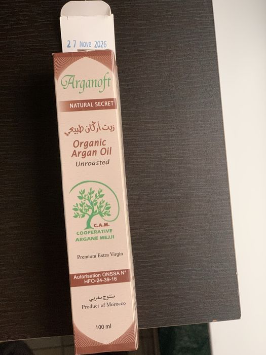 Ulei de Argan BIO cu certificare Ecocert – 100 ml