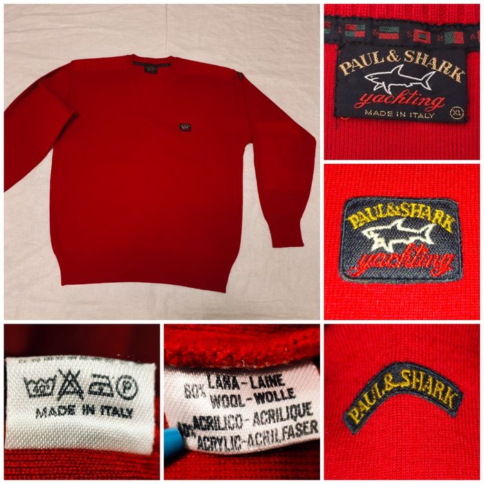 Pulover Paul & Shark Yachting Italy bărbați lâna wool bumbacsweater