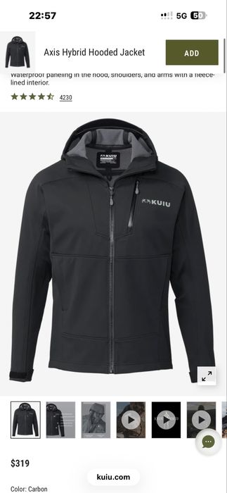 Продам куртку Kuiu Axis hodded jacket