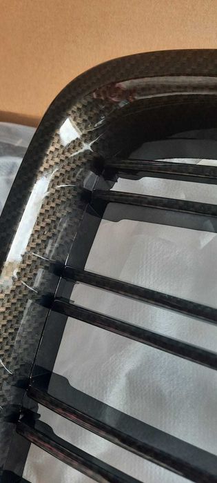 Grile duble BMW seria 3 F30 F31 intre 2011 si 2015 model Carbon Maro