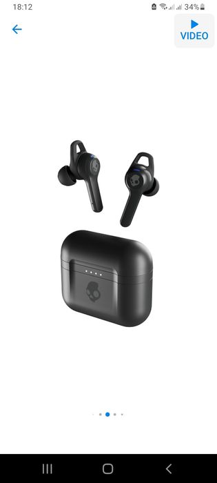 Căști Skullcandy Indy ANC In-Ear,Noise Canceling, Black