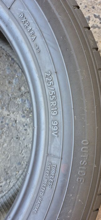 4 anvelope vara Toyo 225/55/19,dot 2021.Pretul este pe bucata.