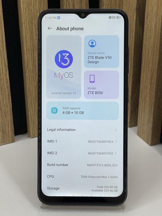 ZTE Blade V50 256Gb 4Gb ram Garantie / Factura #61167