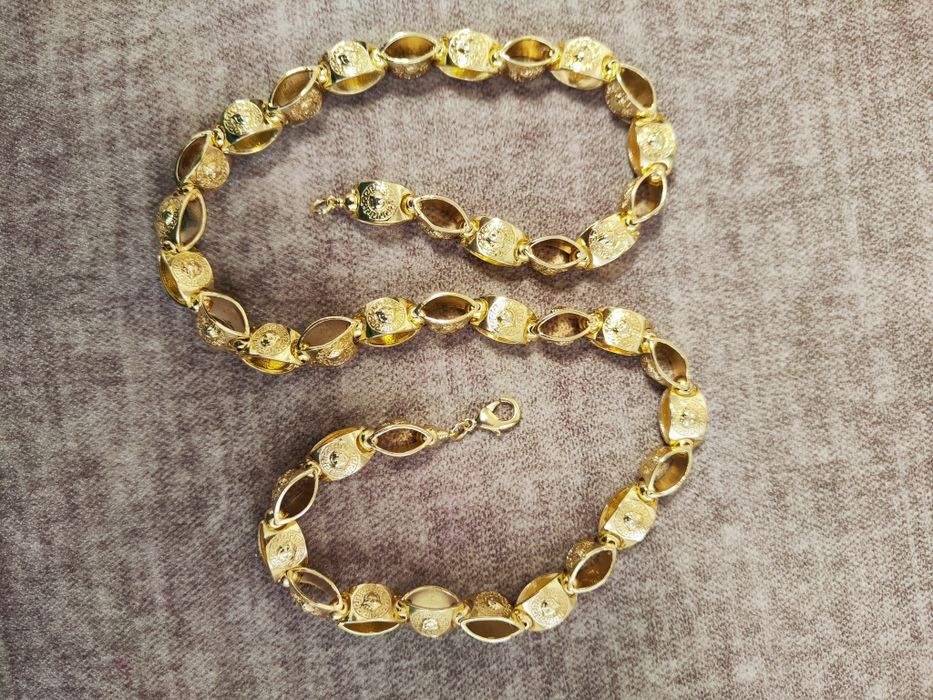 Lanț bărbătesc placat cu aur 18k