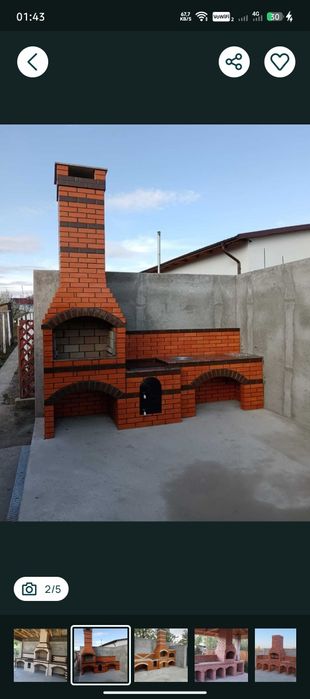 Grătar de grădină aparent