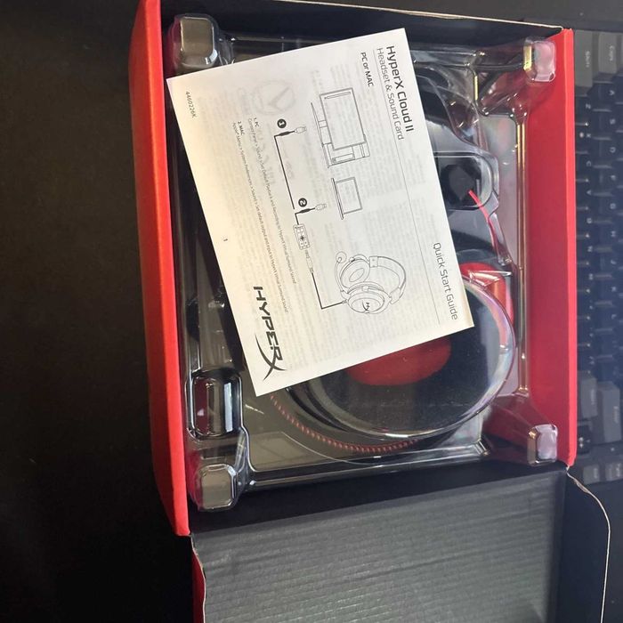 Casti HyperX Cloud II Rosu Negru