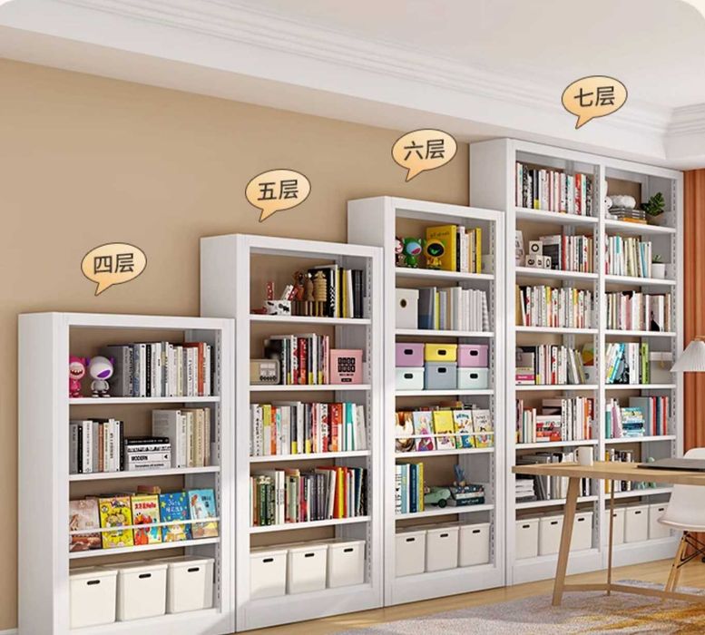 Металлический шкаф-стеллаж для книг и офиса, грузостойкий, недорого