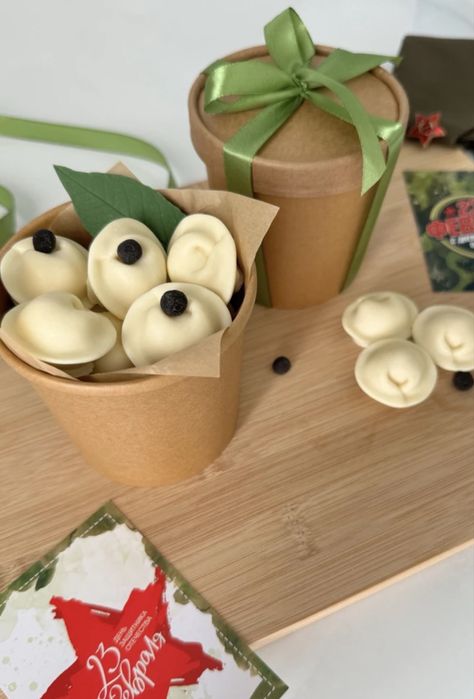 Шоколадные пельмени, подарок 23 февраля