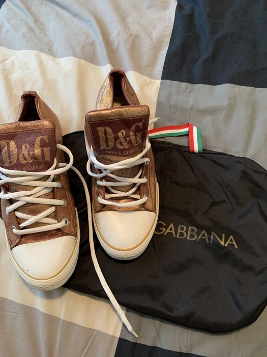 D&G  originali tenisi aurii 43