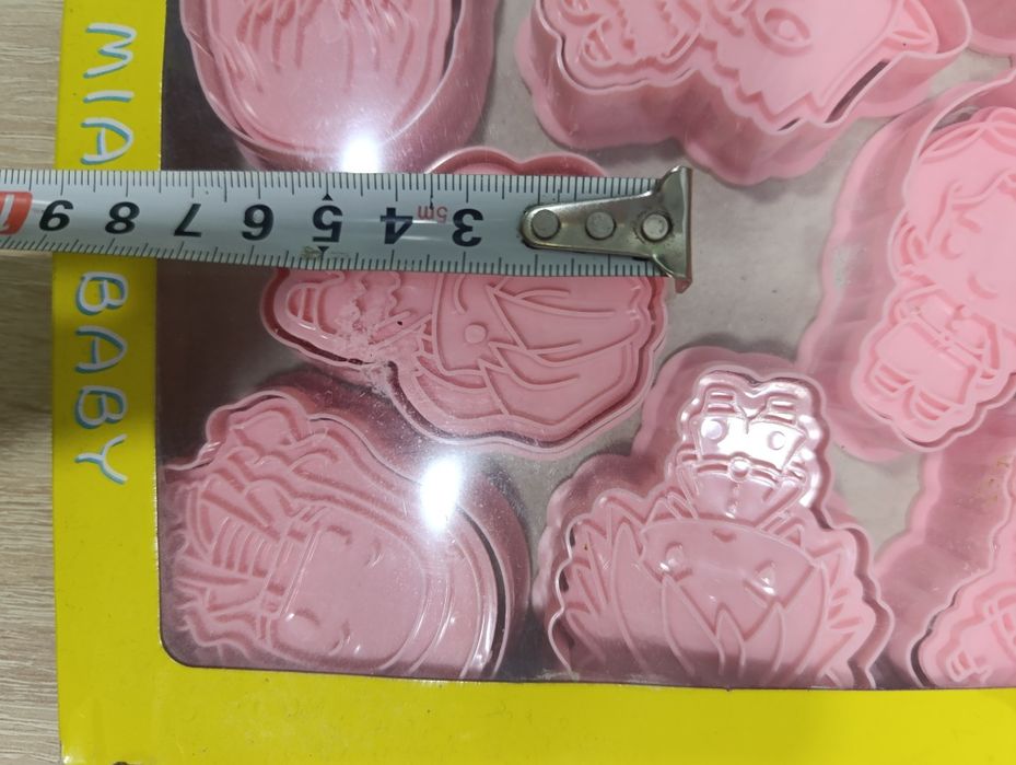 Набор формочек для печенья с аниме персонажами(штампы для вырубки)