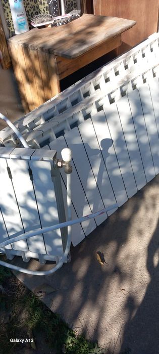 Печка с водна риза и алуминиеви радиатори