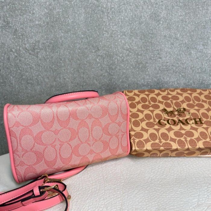 Geanta Coach Pink/Roz Full Box//Premium