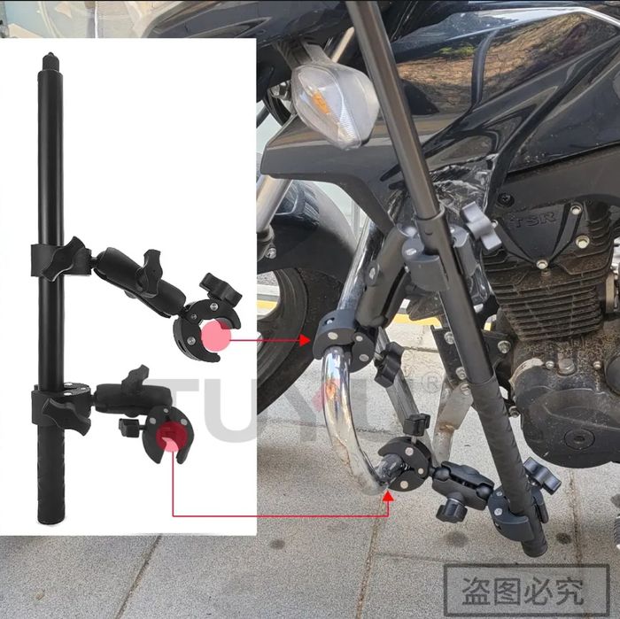 Двойной кронштейн для крепления на мотоцикле или велосипеде insta 360