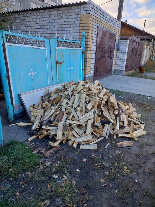 Дрова сухие рубленые колотые