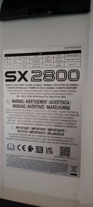 Piscină supraterană 4,5*1,22 m împreună cu kit de filtrare