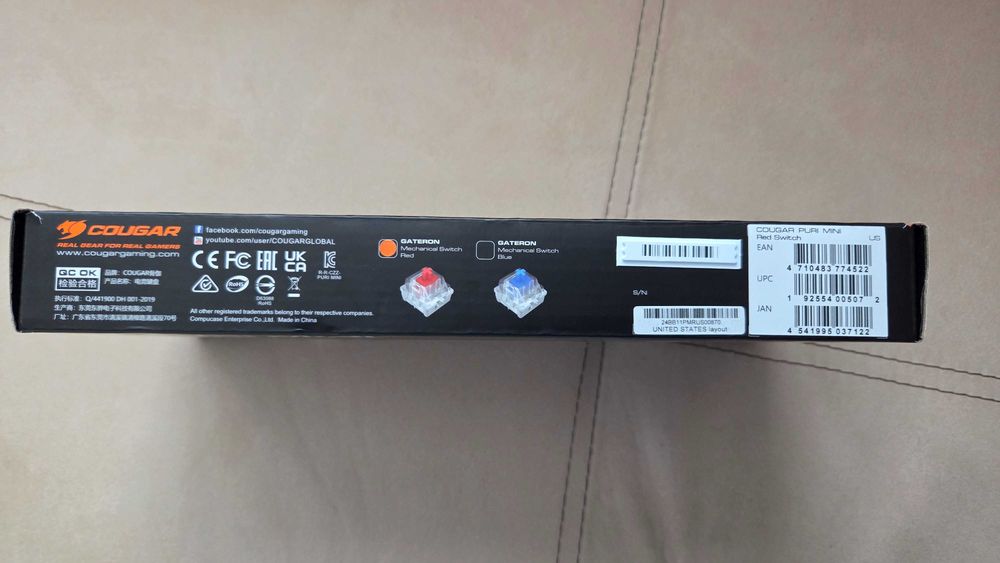 Геймърска клавиатура PURI MINI RGB Compact 60% DSA Mechanical Gaming Keyboard