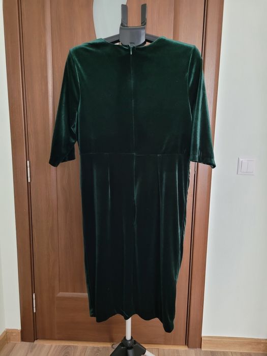 Rochie catifea verde smarald