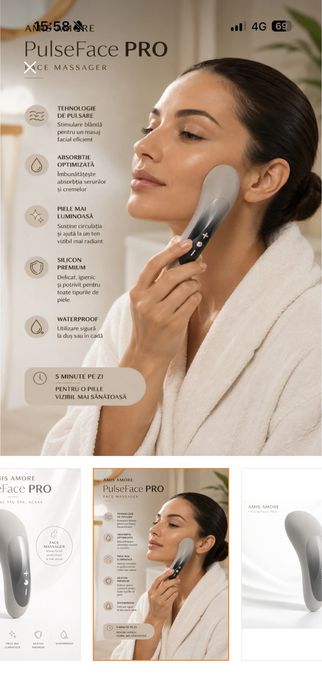 Aparat masaj facial amis amore