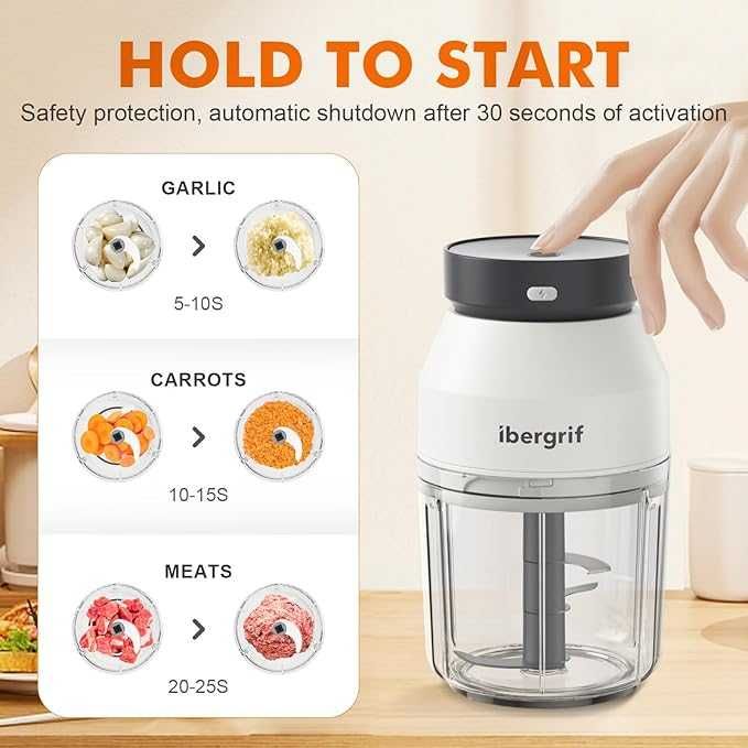 Електрически мулти чопър Ibergrif M503 с капацитет 400 мл