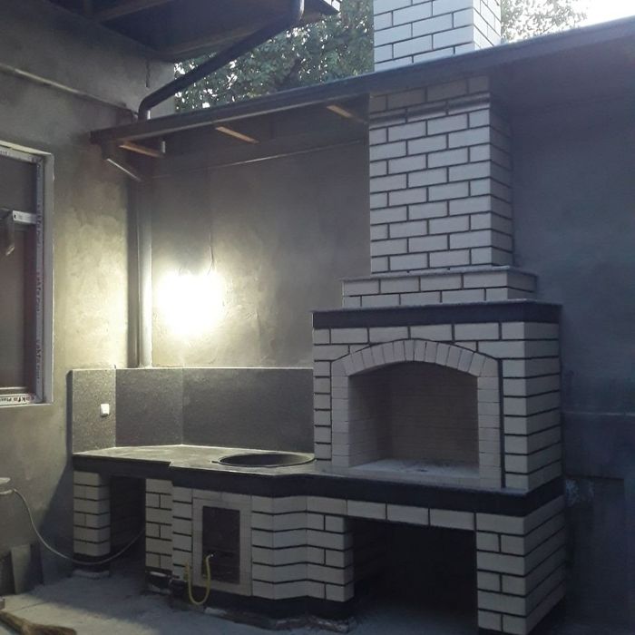 СТРОИТЕЛЬСТВО .Барбекю. Очаг. Летние кухни