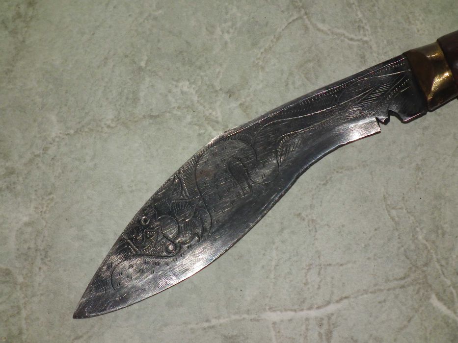 Cutit vintage maceta Kukri cutit Gurkha lamá gravatá nr.7
