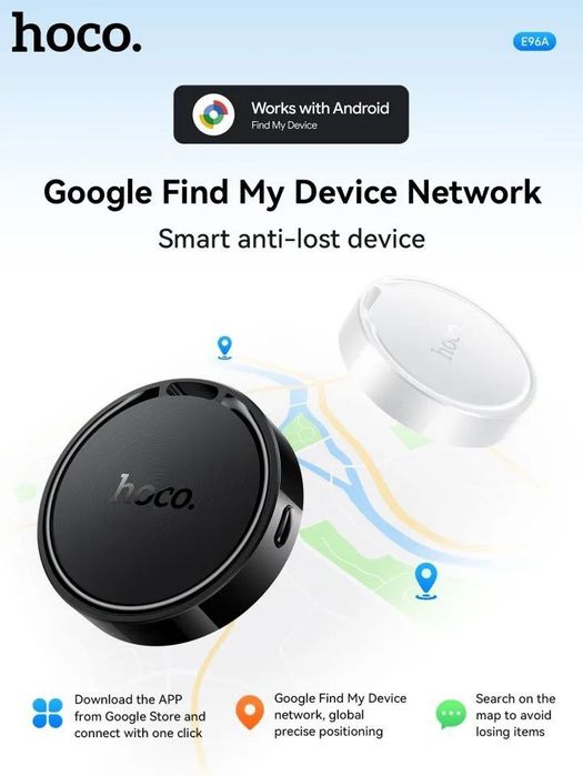 GPS Tracker Android, Hoco Smart GPS Locotor, ГПС Навигатор для Андроид
