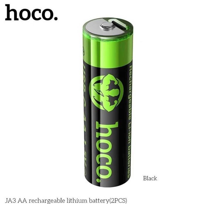 Hoco JA3 JA4 перезаряжаемые литиевые AA-батарейки Rechargeable Battery
