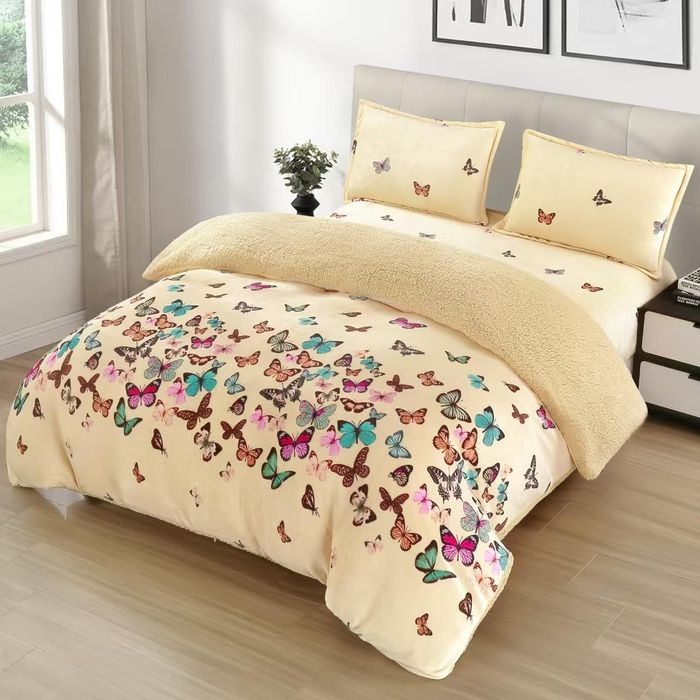 Lenjerie de pat cocolino cu blanita și cearceaf pe elastic