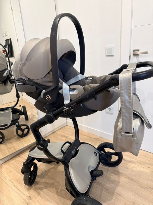 Carucior Mima Xari Argintiu+Scoica Cybex Platinum
