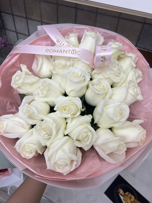 Цветы 27 роз свежие