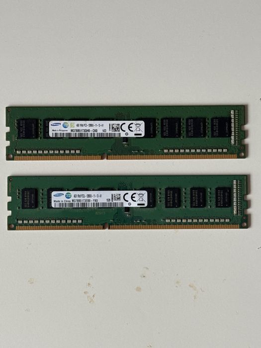 DDR3 RAM памет Samsung 8gb (4gb x 2)