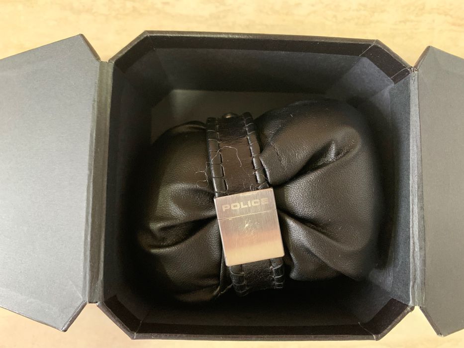 Bratara Piele Skull  Bărbați POLICE (Originala)