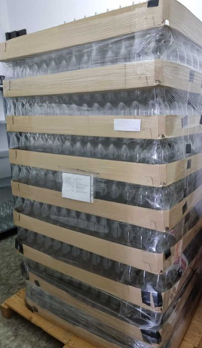 Sticle din sticlă 750 ml, transparente, gât TO-43 – lot 1.500 buc.