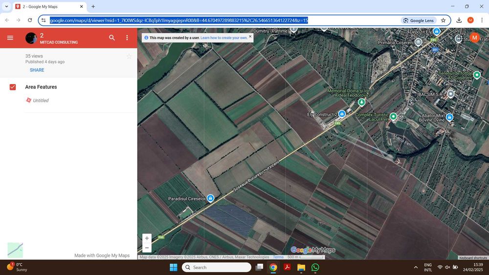 Teren Extravilan de Vânzare – Cosereni – 90.000 mp, deschidere la DN