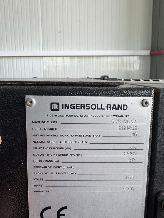Винтов компресор Ingersoll-Rand SSR MH5.5