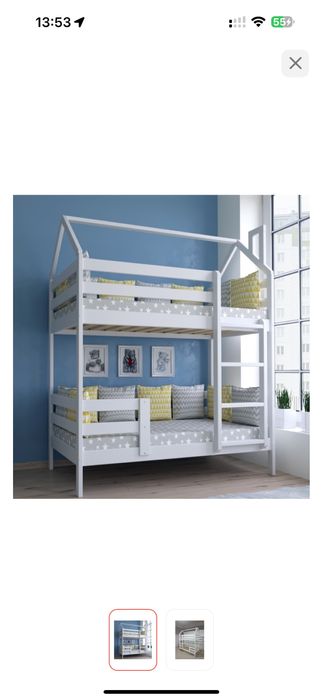 Двухъярусная кровать детская